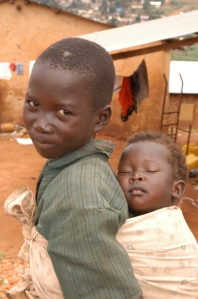 Children in the Acholi Quarter of Kampala, Uganda 